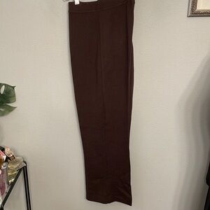 NWOT STIZZOLI Wool Knit Pants 44 Brown